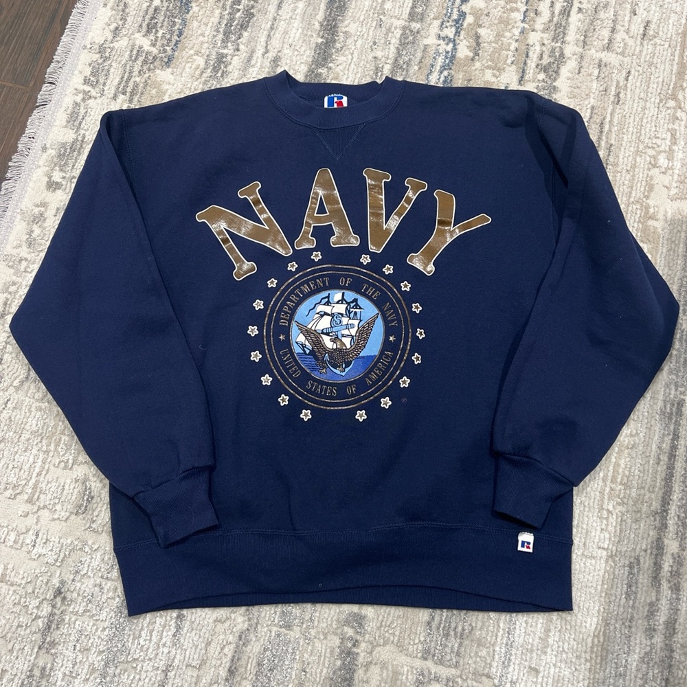 Vintage Navy Military crewneck